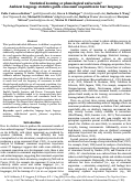 Cover page: Statistical learning or phonological universals? Ambient language statistics guide consonant acquisition in four languages