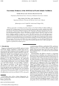 Cover page: Uncertainty estimates of the EOF-derived north atlantic oscillation