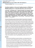 Cover page: Germline mutations affecting the proofreading domains of POLE and POLD1 predispose to colorectal adenomas and carcinomas