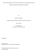 Cover page: REAL TIME TRACKING AND ANALYSIS OF PHYSICAL CHESS GAMES USING COMPUTER VISION AND MACHINE LEARNING