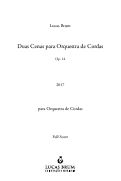 Cover page: Duas Cenas para Orquestra de Cordas