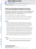 Cover page: Spatial conservation planning framework for assessing conservation opportunities in the Atlantic Forest of Brazil