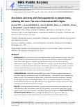 Cover page: Disclosure Concerns and Viral Suppression in People Newly Initiating HIV Care: The Role of Internalized HIV Stigma.