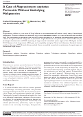 Cover page: A Case of Magnusiomyces capitatus Peritonitis Without Underlying Malignancies