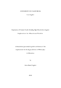 Cover page: Experiences of Oaxacan Youth Attending High School in Los Angeles: Implications for Educational Practice