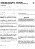 Cover page: Cost-Related Access Barriers, Medical Debt, and Dissatisfaction with Care Among Privately Insured Americans.