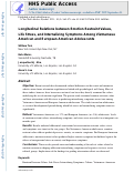 Cover page: Longitudinal Relations between Emotion Restraint Values, Life Stress, and Internalizing Symptoms among Vietnamese American and European American Adolescents