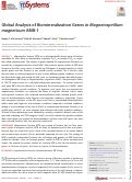 Cover page: Global Analysis of Biomineralization Genes in Magnetospirillum magneticum AMB-1