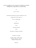 Cover page: An I/O-Complexity Lower Bound for All Recursive Matrix Multiplication Algorithms by Path-Routing