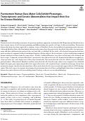 Cover page: Postmortem Human Dura Mater Cells Exhibit Phenotypic, Transcriptomic and Genetic Abnormalities that Impact their Use for Disease Modeling