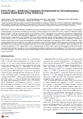 Cover page: Prion Protein—Antibody Complexes Characterized by Chromatography-Coupled Small-Angle X-Ray Scattering