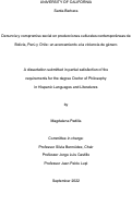 Cover page: Denuncia y compromiso social en producciones culturales contemporáneas de Bolivia, Perú y Chile: un acercamiento a la violencia de género