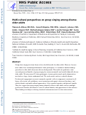 Cover page: Multi-cultural perspectives on group singing among diverse older adults