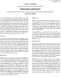 Cover page: Polymorphous Light Eruption