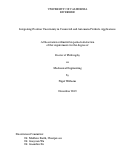 Cover page: Integrating Position Uncertainty in Connected and Automated Vehicle Applications