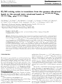 Cover page: E2/M1 mixing ratios in transitions from the gamma vibrational bands to the ground state rotational bands of 102, 104, 106, 108Mo, 108, 110, 112Ru, and 112, 114, 116Pd