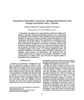 Cover page: Groundwater vulnerability assessment: Hydrogeologie perspective and example from salinas valley, california