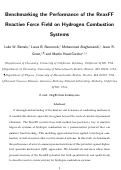 Cover page: Benchmarking the Performance of the ReaxFF Reactive Force Field on Hydrogen Combustion Systems