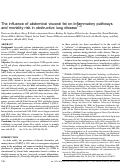 Cover page: The influence of abdominal visceral fat on inflammatory pathways and mortality risk in obstructive lung disease