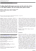 Cover page: Profiling Hsp90 differential expression and the molecular effects of the Hsp90 inhibitor IPI-504 in high-grade glioma models