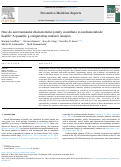 Cover page: How do environmental characteristics jointly contribute to cardiometabolic health? A quantile g-computation mixture analysis.