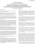 Cover page: Allopurinol: Risk Stratification and Safe Prescription