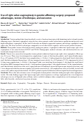 Cover page: Use of right colon vaginoplasty in gender affirming surgery: proposed advantages, review of technique, and outcomes