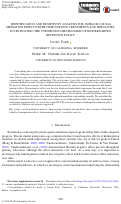 Cover page: Identification and Sensitivity Analysis for Average Causal Mediation Effects with Time-Varying Treatments and Mediators: Investigating the Underlying Mechanisms of Kindergarten Retention Policy