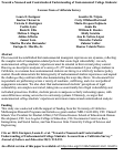 Cover page: Toward a Nuanced and Contextualized Understanding of Undocumented College Students: Lessons from a California Survey