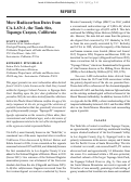 Cover page: More Radiocarbon Dates from
CA-LAN-1, the Tank Site,
Topanga Canyon, California