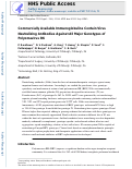 Cover page: Commercially Available Immunoglobulins Contain Virus Neutralizing Antibodies Against All Major Genotypes of Polyomavirus BK