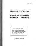 Cover page: 10-MeV PROTON REACTION CROSS SECTION FOR SEVERAL ELEMENTS