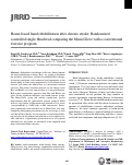 Cover page: Home-based hand rehabilitation after chronic stroke: Randomized, controlled single-blind trial comparing the MusicGlove with a conventional exercise program