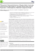 Cover page: Transarterial Chemoembolization of Hepatocellular Carcinoma with Oncozene Microspheres: An Initial, Short-Term Clinical Experience-A Retrospective, Matched, Comparison Study.