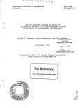 Cover page: USE OF EXCESS CARBON-14 DATA TO CALIBRATE MODELS OF STRATOSPHERIC OZONE DEPLETION BY SUPERSONIC TRANSPORTS