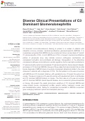 Cover page: Diverse Clinical Presentations of C3 Dominant Glomerulonephritis.