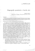 Cover page: Biogeografia quantitativa e banche dati