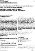 Cover page: Quantitative multiparametric MRI in uveal melanoma: increased tumor permeability may predict monosomy 3.