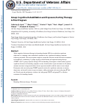 Cover page: Group Cognitive Rehabilitation and Exposure/Sorting Therapy: A Pilot Program