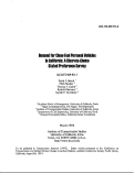 Cover page: Demand for Clean-Fuel Personal Vehicles in California: A Discrete-Choice Stated Preference Survey