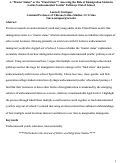 Cover page: A “Master Status” or the “Final Straw”? Assessing the Role of Immigration Status in Latino Undocumented Youths’ Pathways Out of School