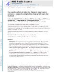 Cover page: The cognitive effects of endocrine therapy in survivors of breast cancer: A prospective longitudinal study up to 6 years after treatment