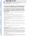 Cover page: Predicting Functional Dependency in Patients with Disorders of Consciousness: A TBI-Model Systems and TRACK-TBI Study.