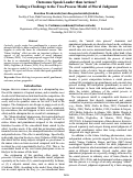 Cover page: Outcomes Speak Louder than Actions?
Testing a Challenge to the Two-Process Model of Moral Judgment