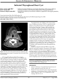 Cover page: Images in Emergency Medicine: Infected Thyroglossal Duct Cyst