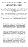 Cover page: Transitioning from File-Based HPC Workflows to Streaming Data Pipelines with openPMD and ADIOS2