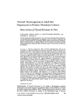 Cover page: Thyroid thermogenesis in adult rat hepatocytes in primary monolayer culture: direct action of thyroid hormone in vitro.