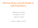 Cover page: Briefing on Peer-to-Peer Violence and Bullying: Examining the Federal Response