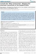 Cover page: Towards the “Baby Connectome”: Mapping the Structural Connectivity of the Newborn Brain