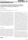 Cover page: Search for R-parity-violating supersymmetry in a final state containing leptons and many jets with the ATLAS experiment using s=13TeV proton–proton collision data